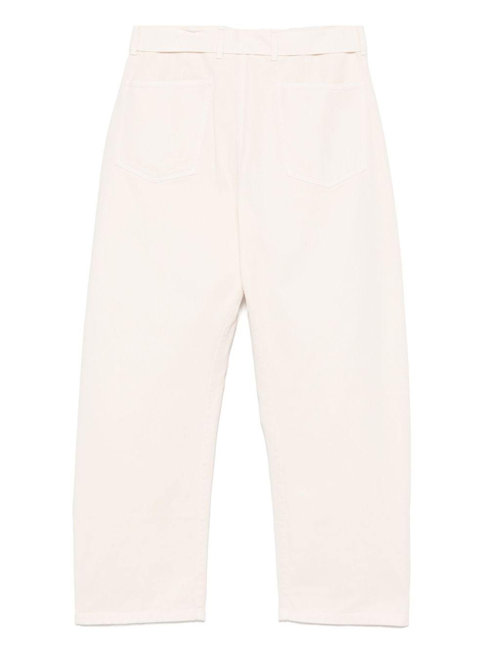 LEMAIRE Broek met ceintuur - Beige