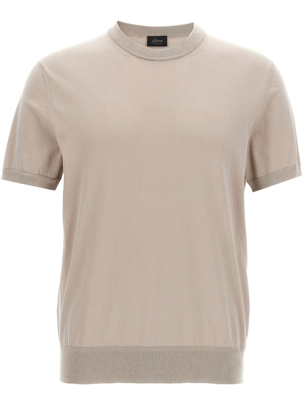 Brioni knitted T-shirt - Neutrals