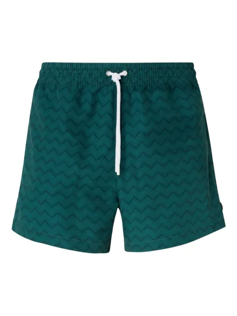 Missoni shorts de playa con cordones en la pretina
