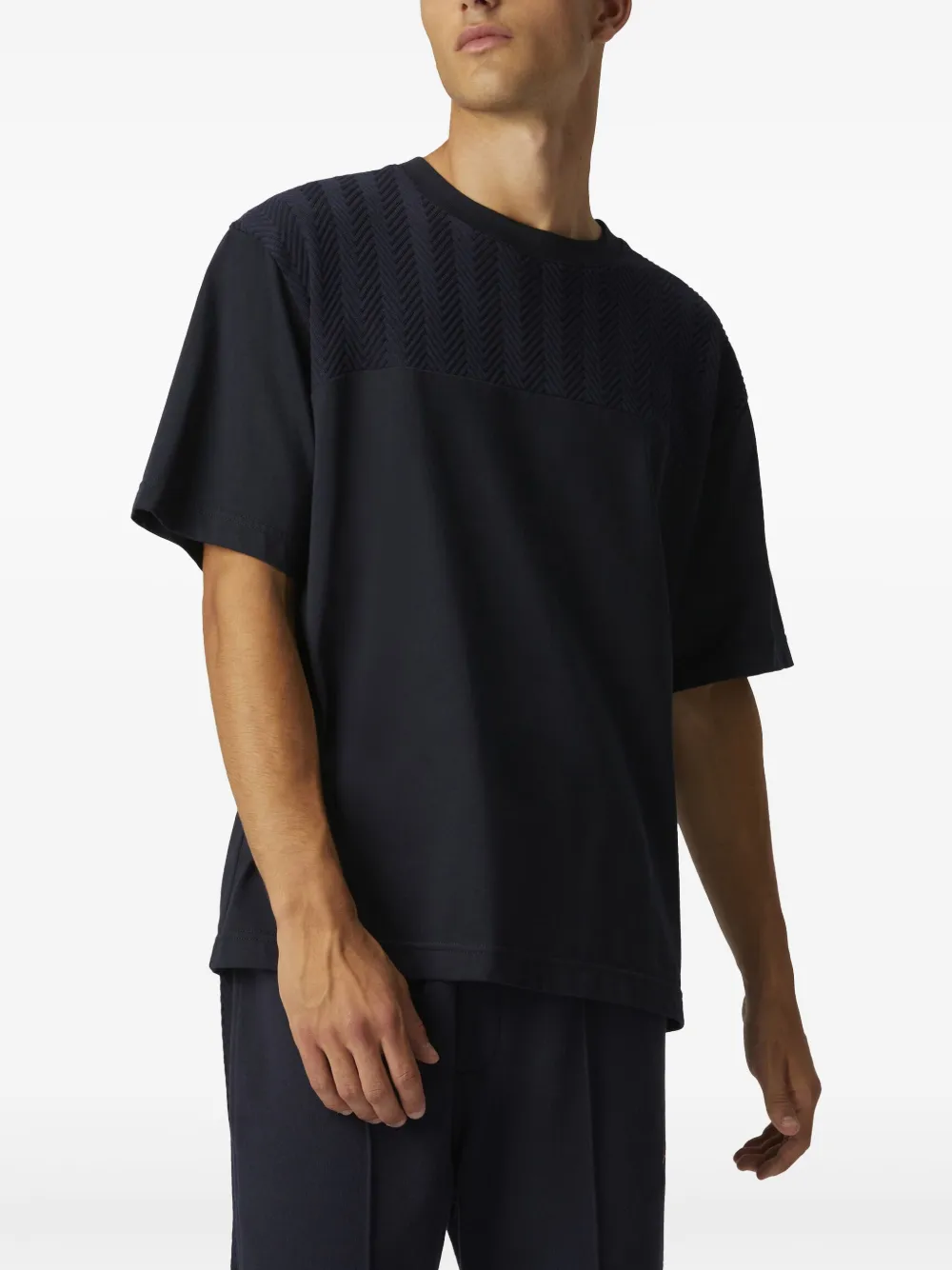 Missoni T-shirt met ronde hals Blauw