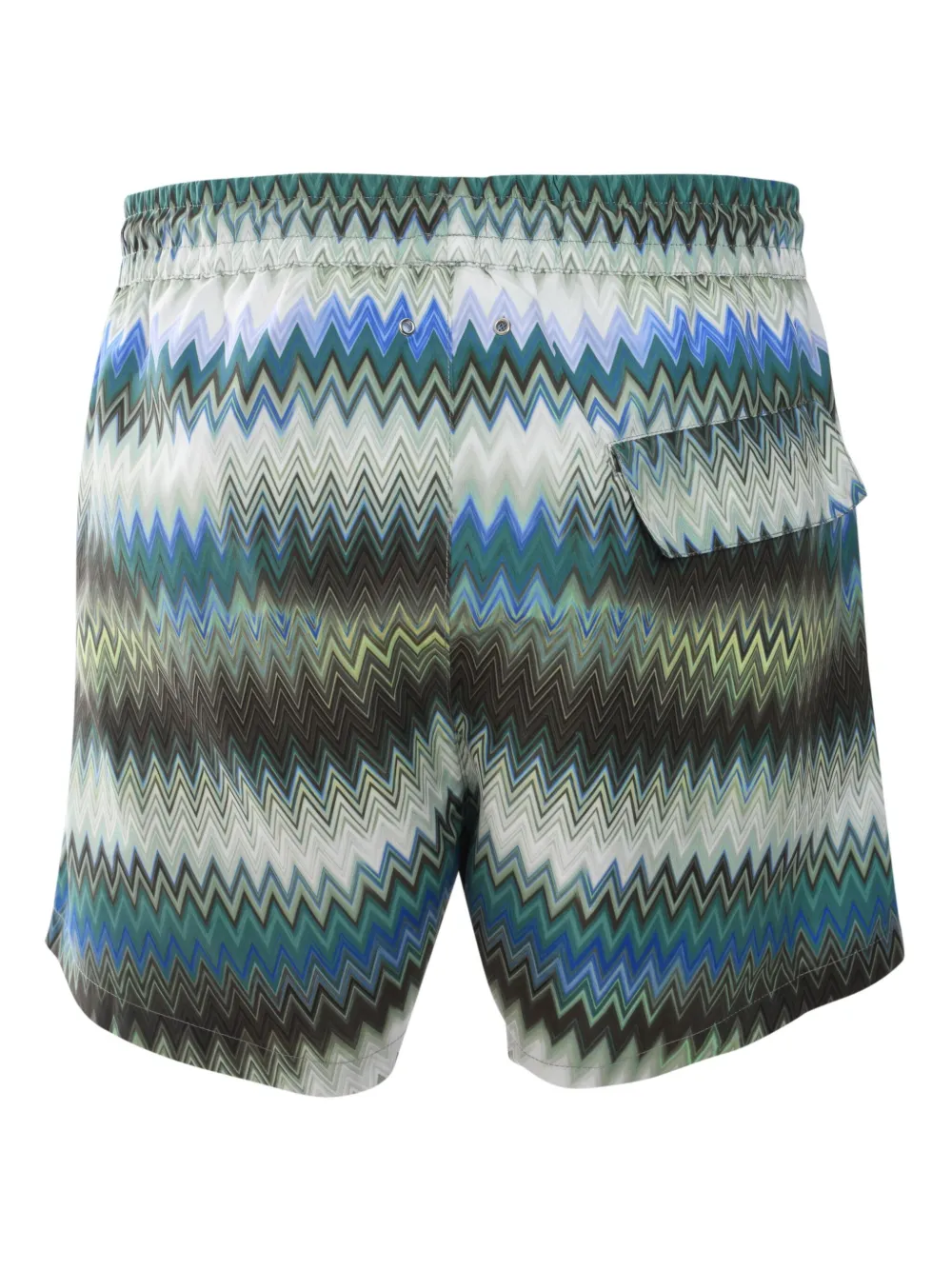 Missoni Zwembroek met zigzag-print - Groen