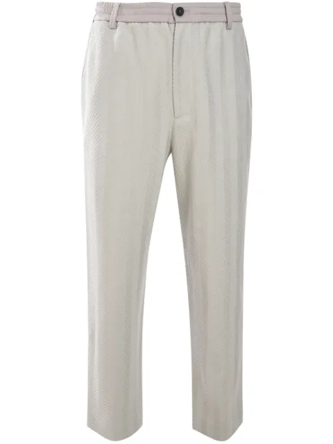 Missoni zigzag-motif trousers 