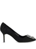Manolo Blahnik 70mm Hangisi pumps - Black