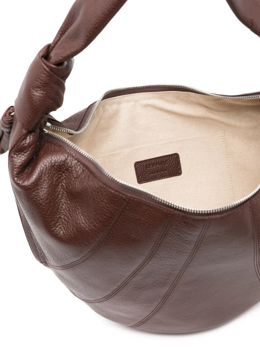 LEMAIRE Fortune Croissant schoudertas Bruin