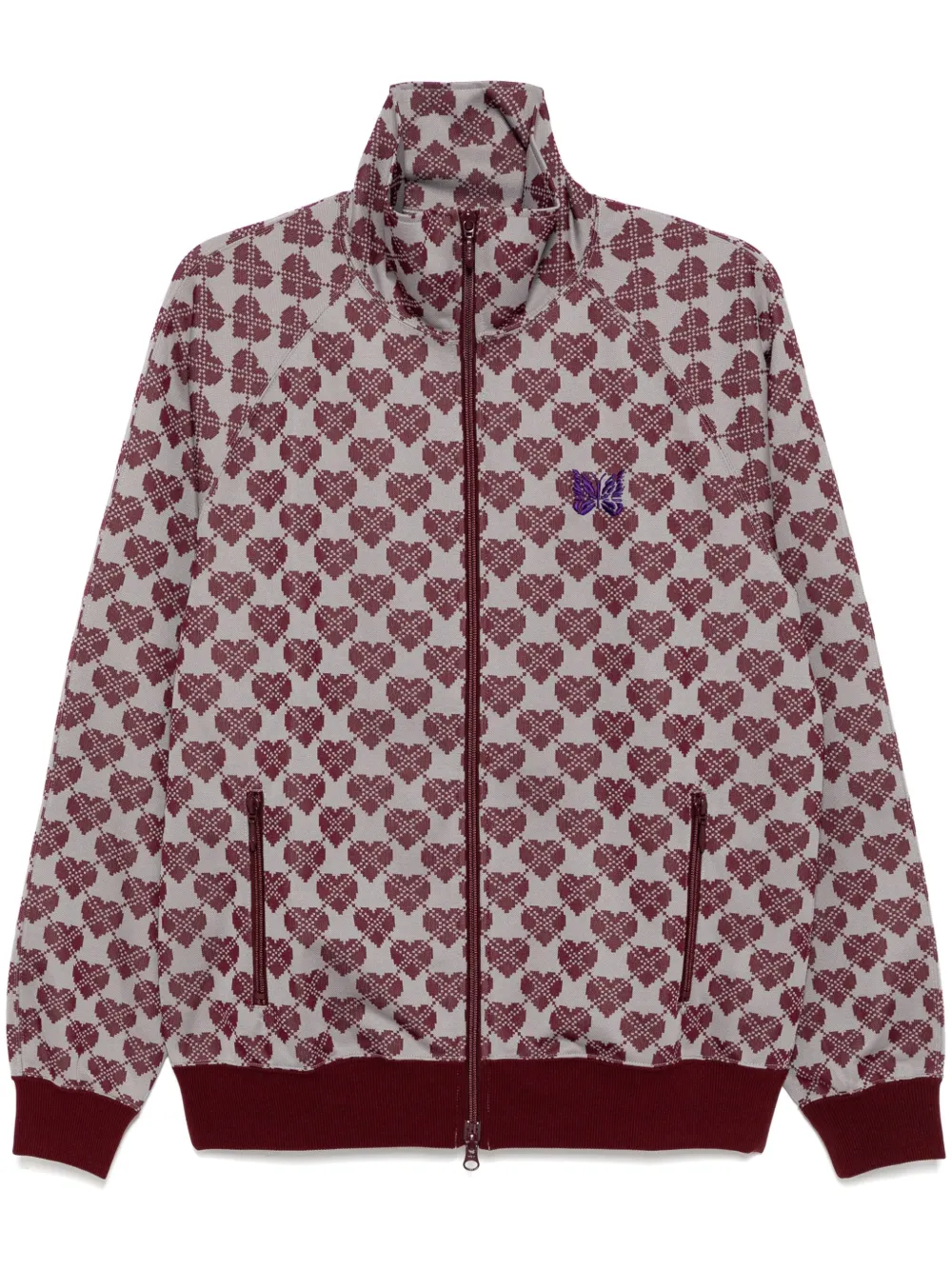 logo-embroidered jacket