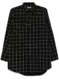 Undercover checked shirt - Black
