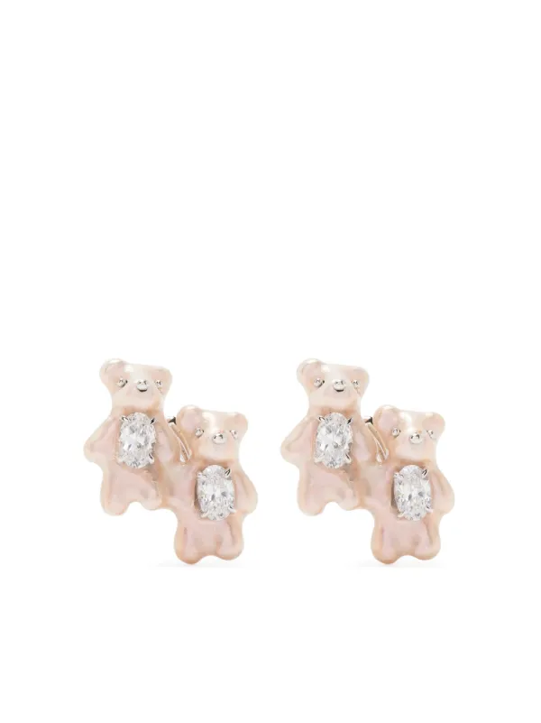 素晴らしい品質 | ピアス ベア YVMIN ピンク JP FARFETCH | アクセサリー