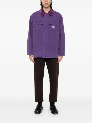 P&M Emb. Jacket - 10.5oz C/L/PU Denim (KP158) | NEEDLES
