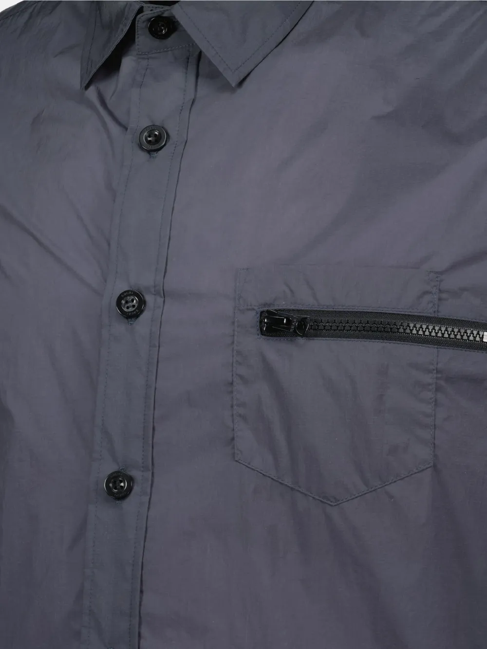 sacai Overhemd met korte mouwen Blauw