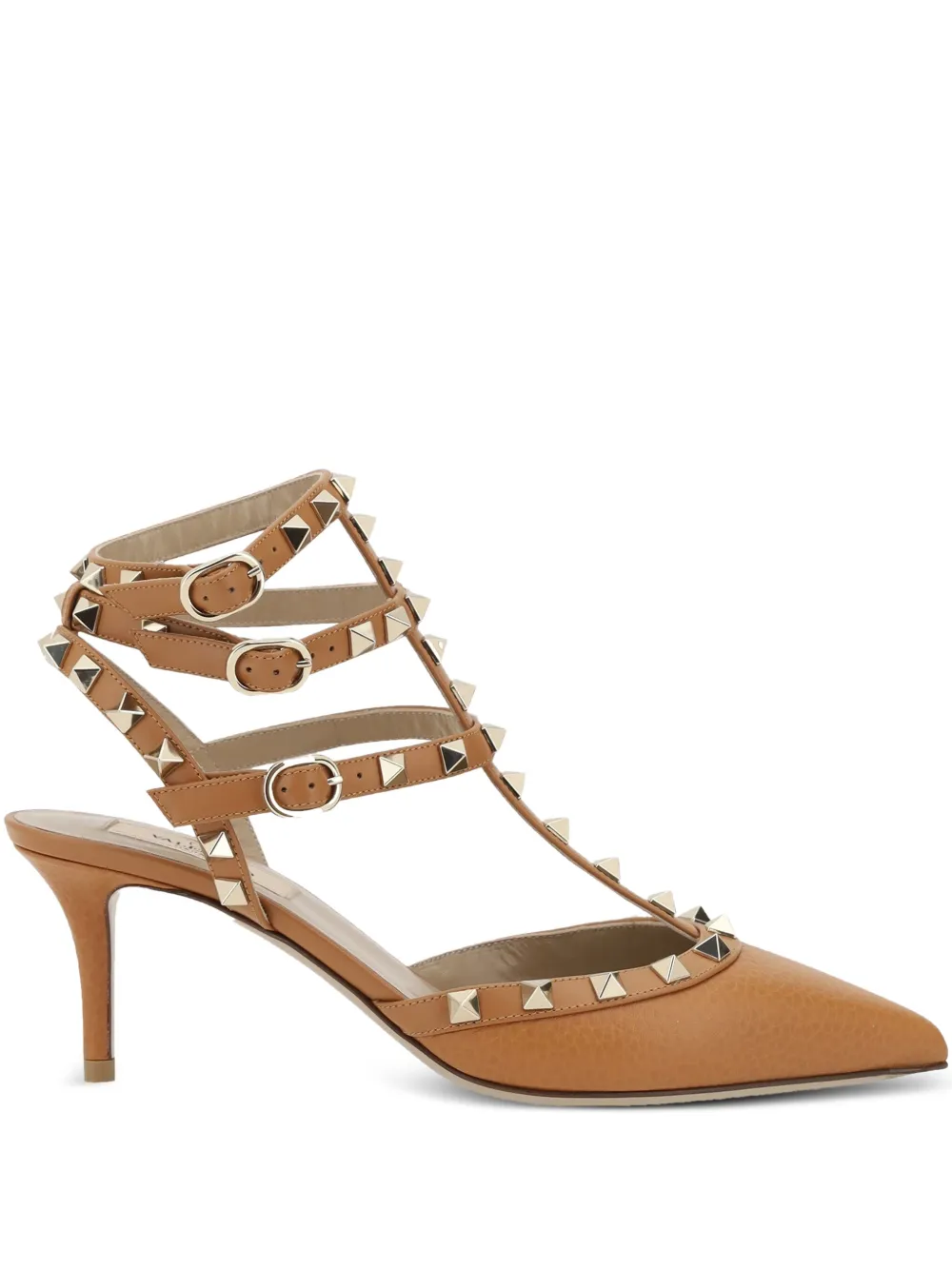 Valentino Garavani 50 mm Rockstud pumps Bruin