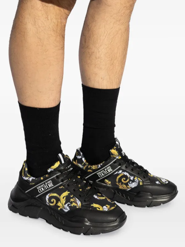 Versace Jeans Couture Speedtrack Sneakers | Black | FARFETCH ZA