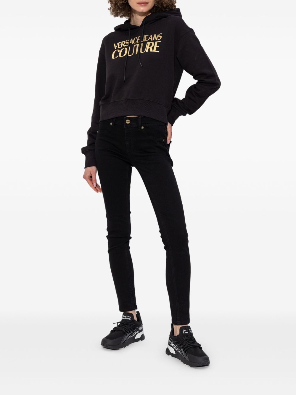 Versace Jeans Couture Denim jegging - Zwart