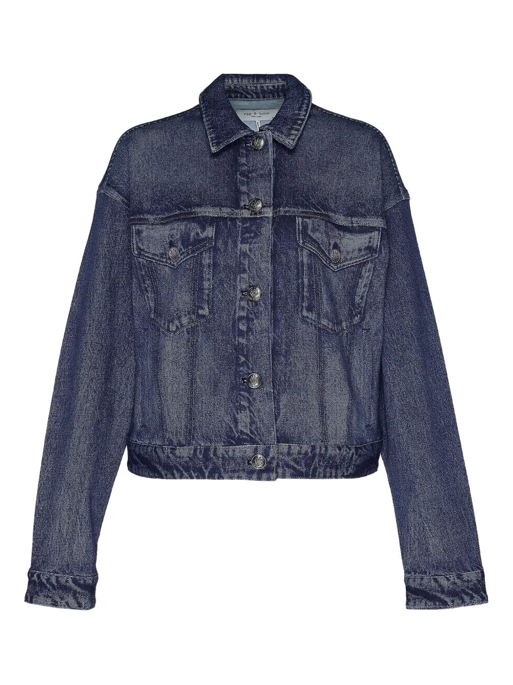 Rag & bone button-fastening denim jacket Blauw
