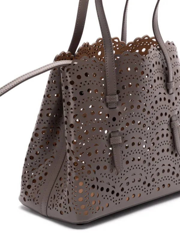Alaïa Mina 25 Tote Bag | Brown | FARFETCH