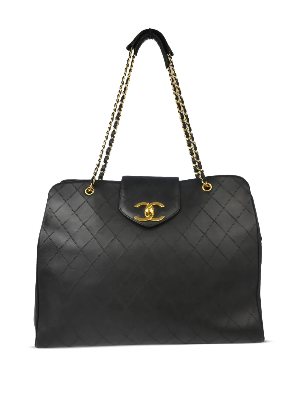 CHANEL Pre-Owned 1992 Supermodel ショルダーバッグ - ブラック CHANEL Pre-Owned 1992 Supermodel ショルダーバッグ - ブラック