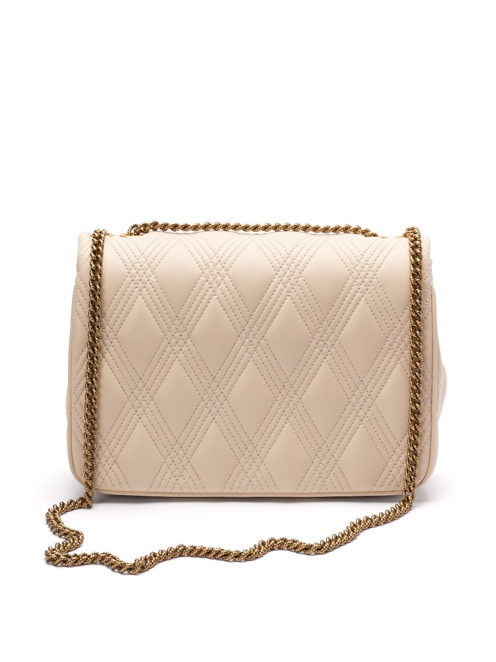 Valentino Garavani leather shoulder bag - Beige