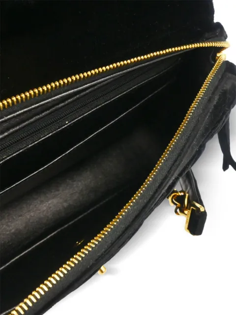 CHANEL Pre-Owned 1995 velvet flap backpack 3680114 - 3
