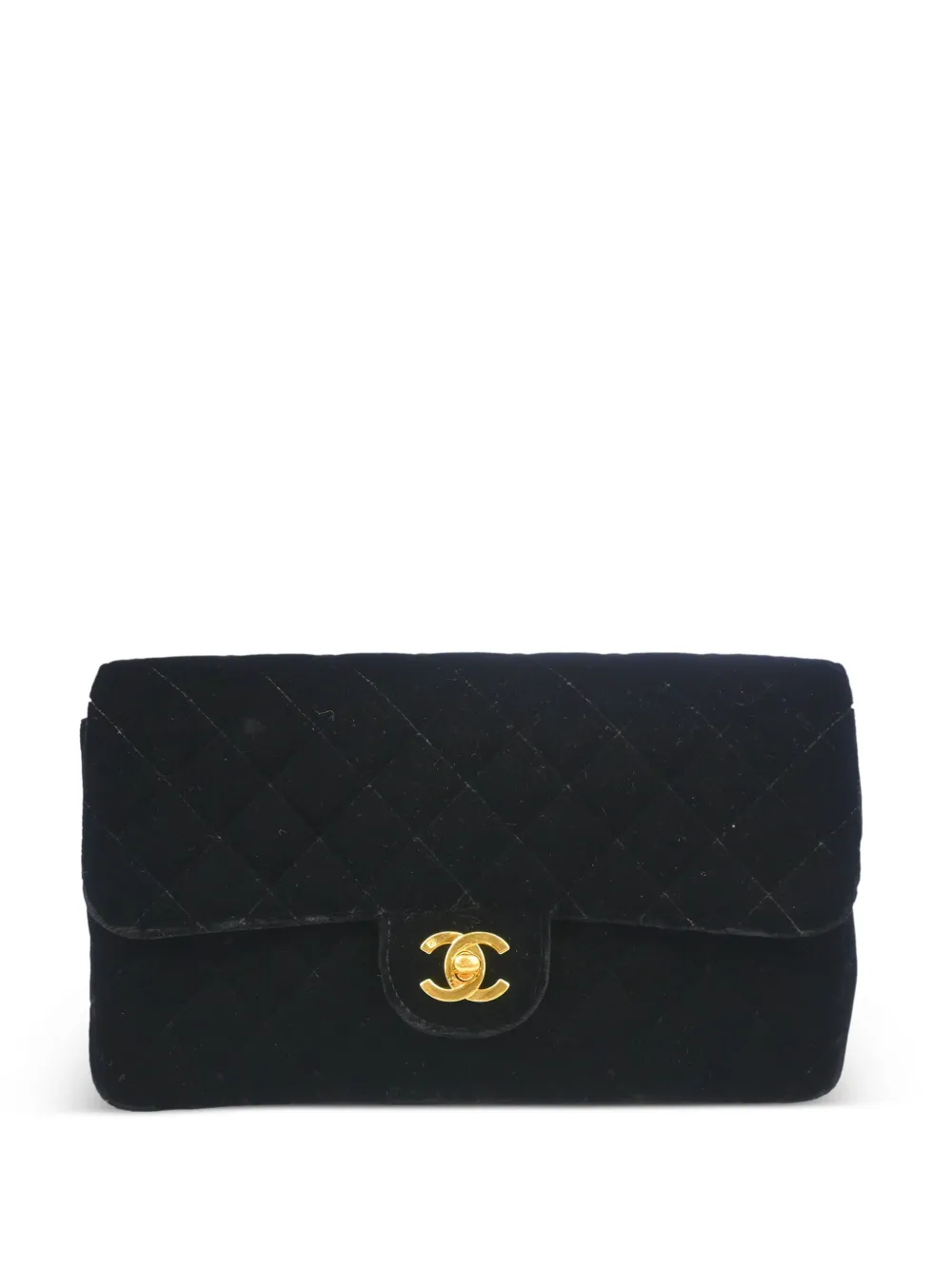 CHANEL Pre-Owned 1995 velvet flap backpack | Black | Image 1