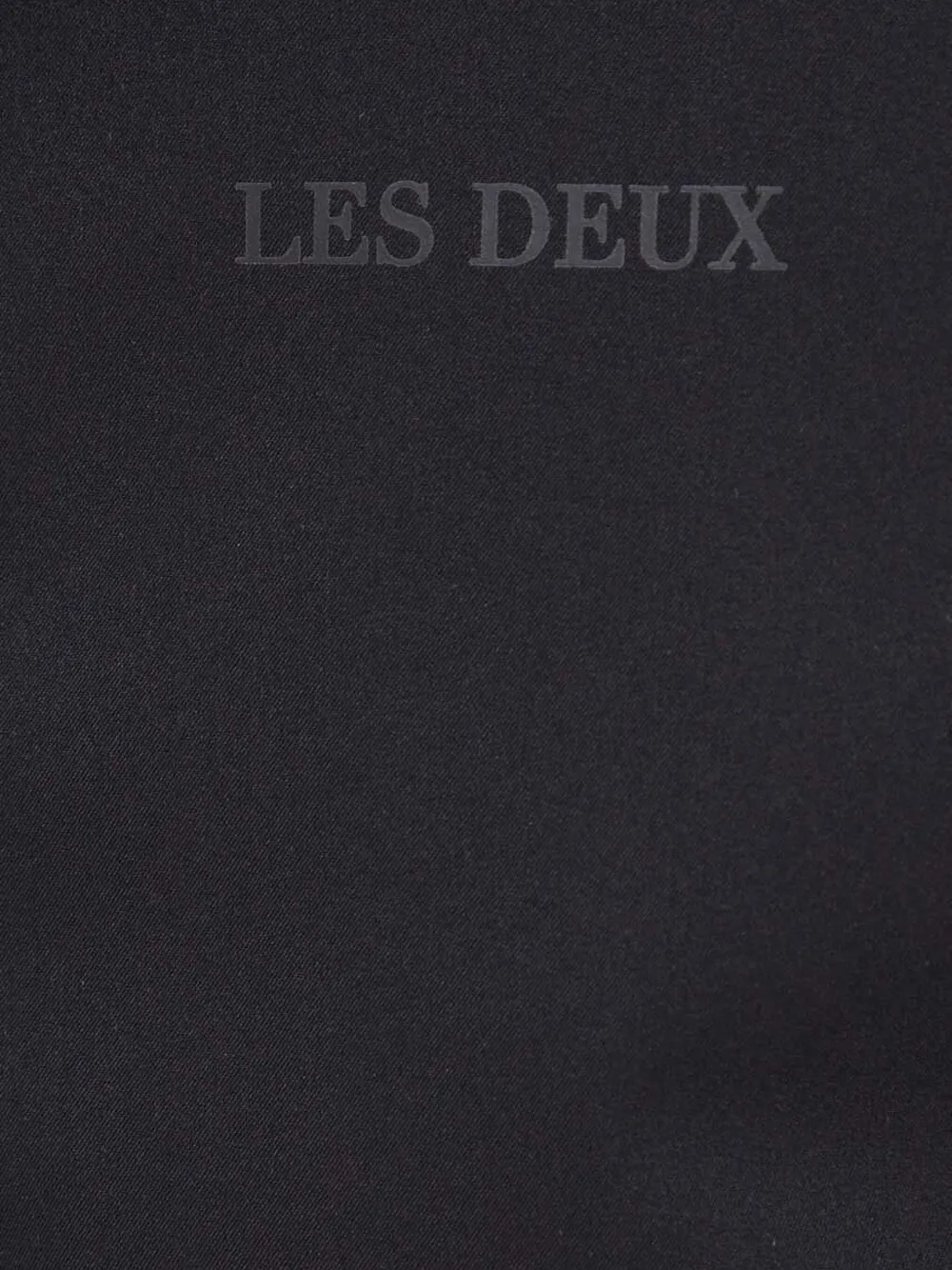 Les Deux Jack met capuchon en logo Zwart