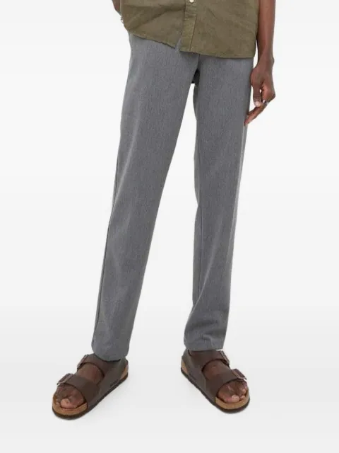 Les Deux textured straight trousers