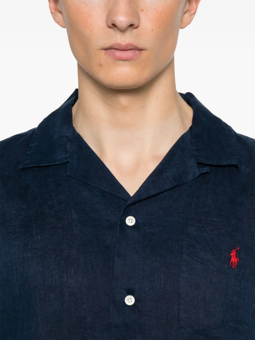 Polo Ralph Lauren Linnen overhemd Blauw