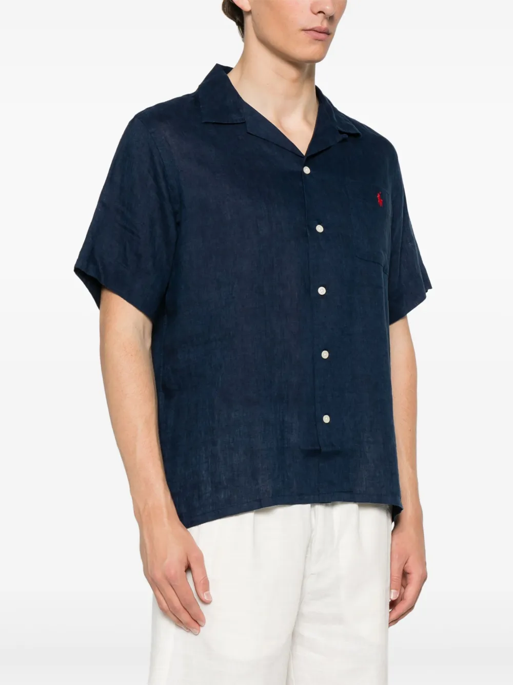 Polo Ralph Lauren Linnen overhemd Blauw