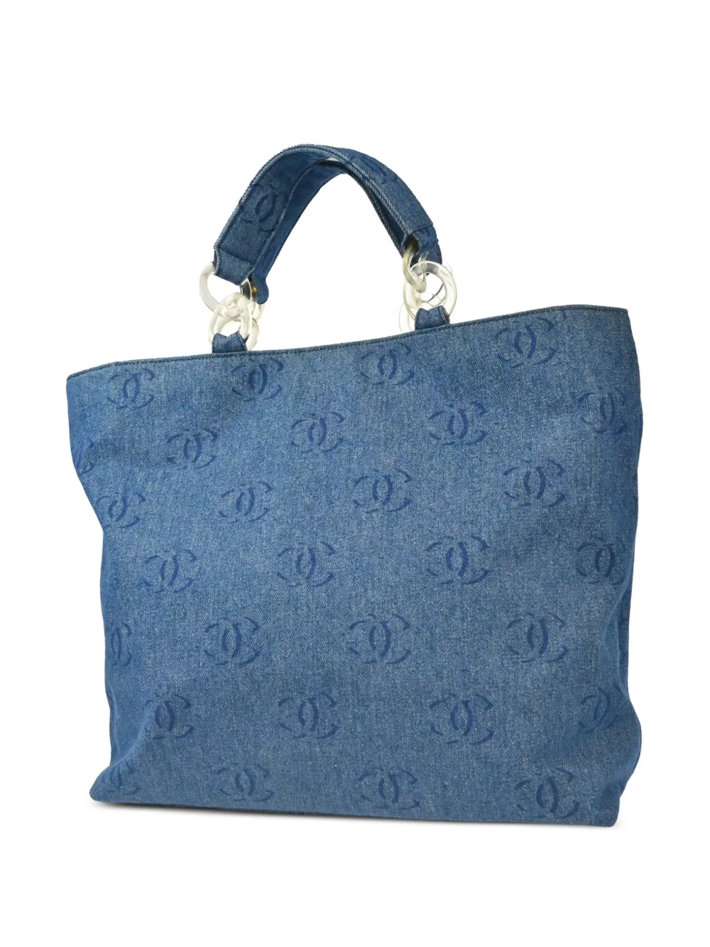 CHANEL Pre-Owned 2002 CC shopper - Blauw