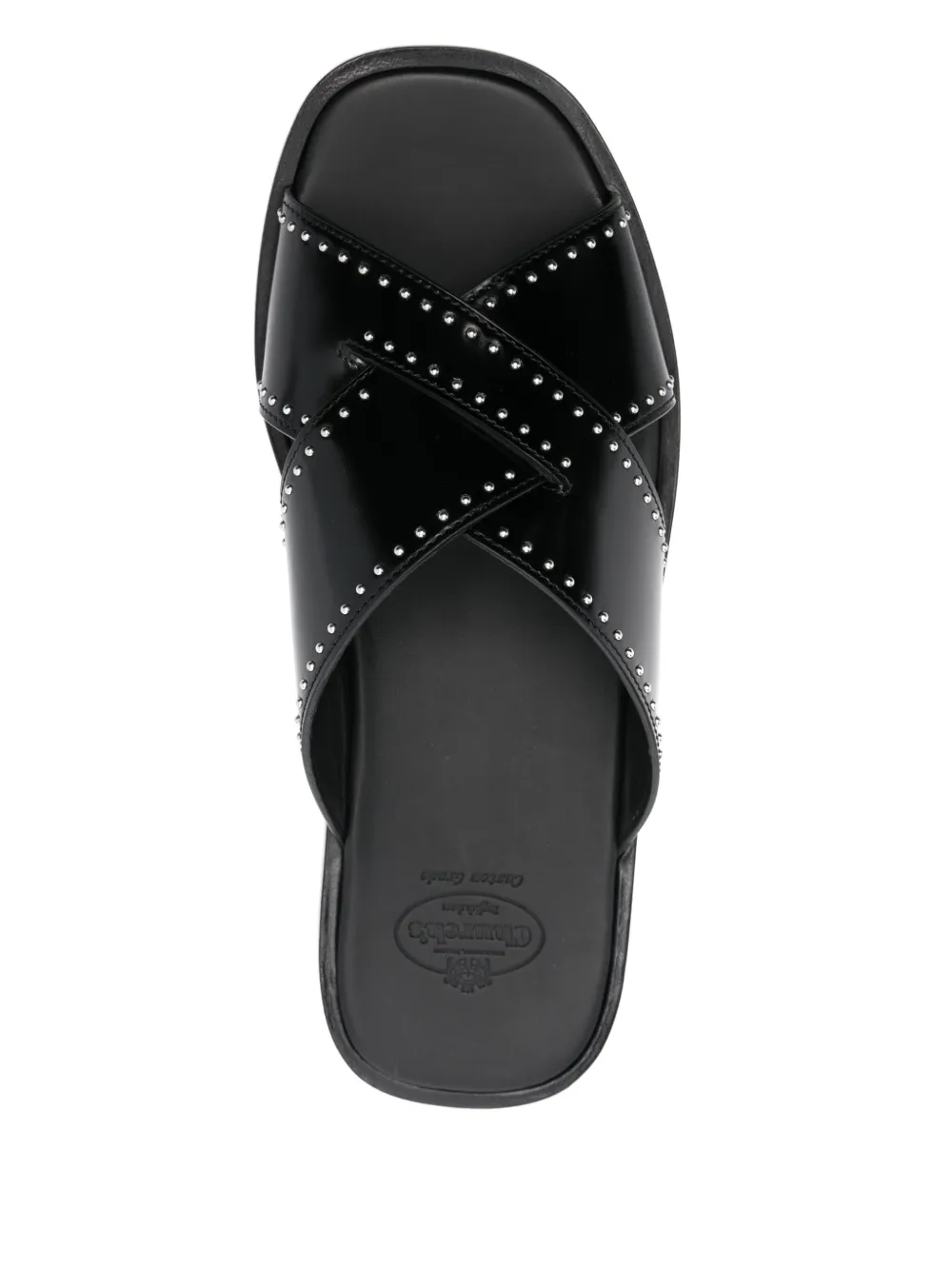 Church's stud-embellished slides Black