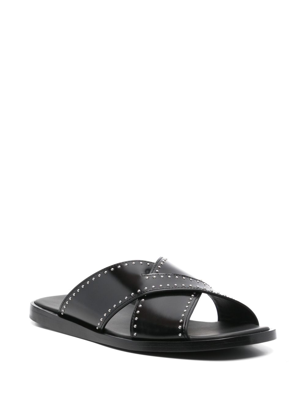 Church's Slippers verfraaid met studs - Zwart