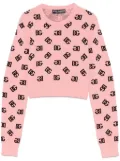 Dolce & Gabbana DG-jacquard sweater - Pink