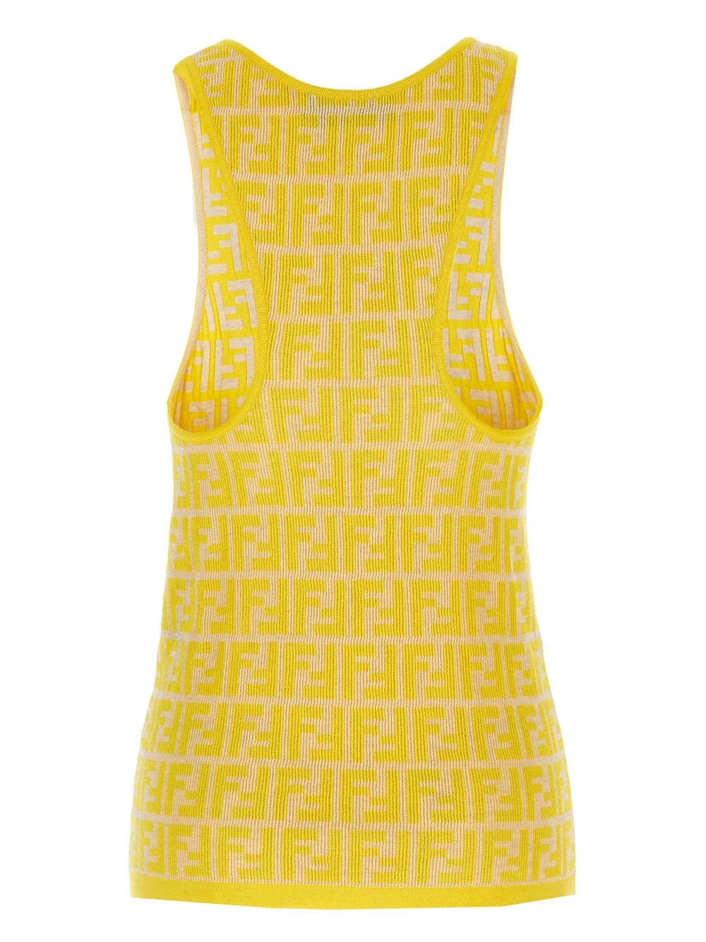 FENDI FF tank top - Geel