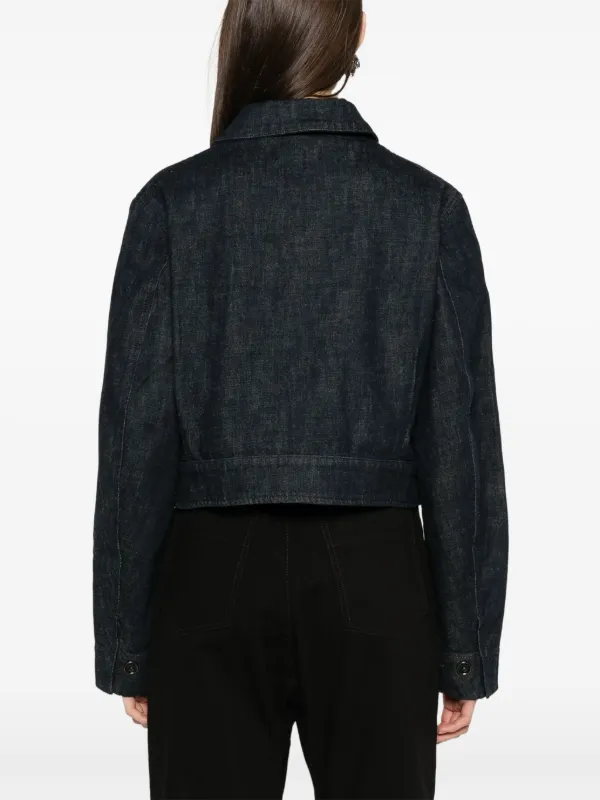 LEMAIRE Two Pocket Cropped Jacket | Blue | FARFETCH