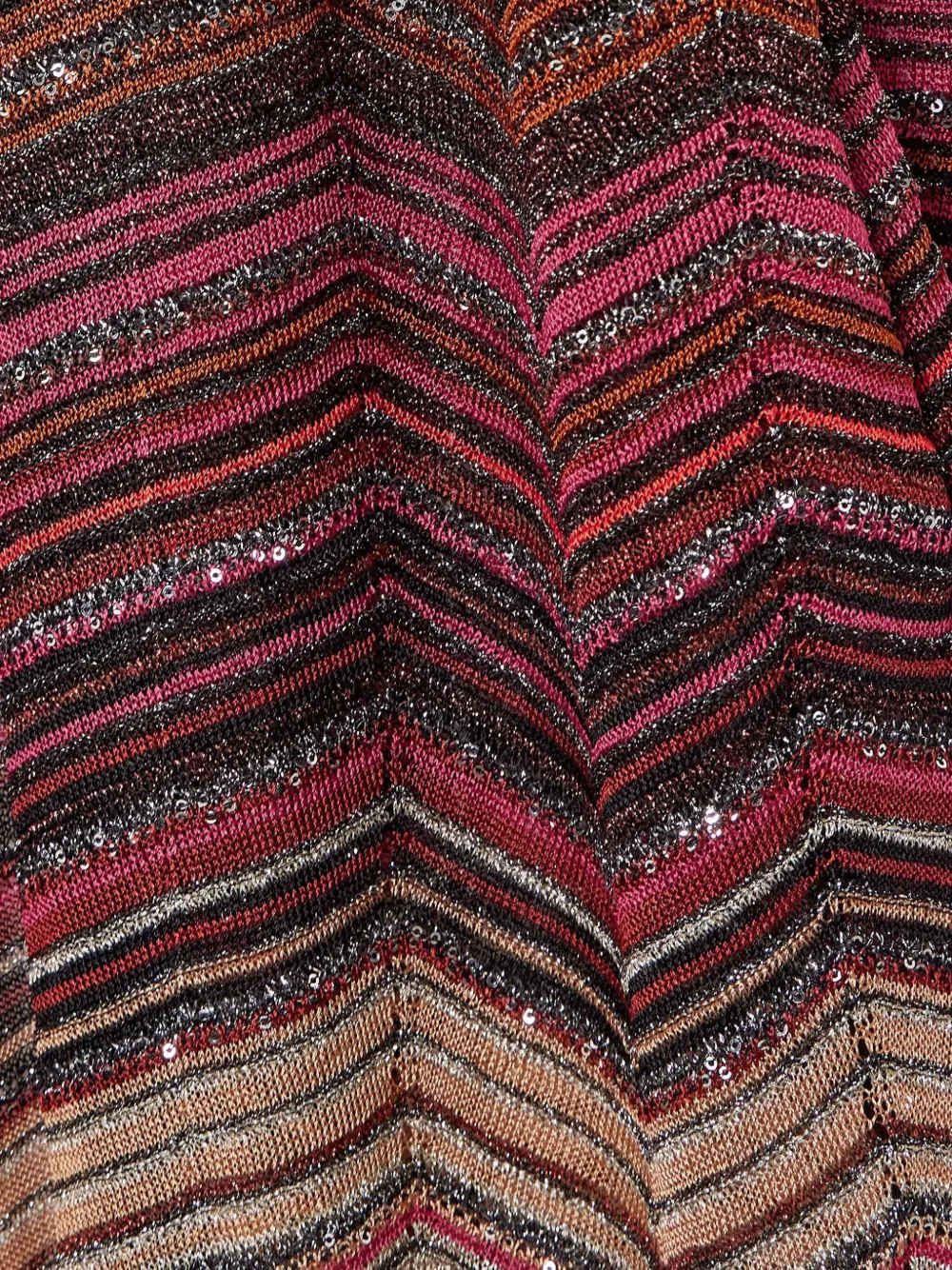 Shop Missoni Zigzag-print Cardigan In Rot