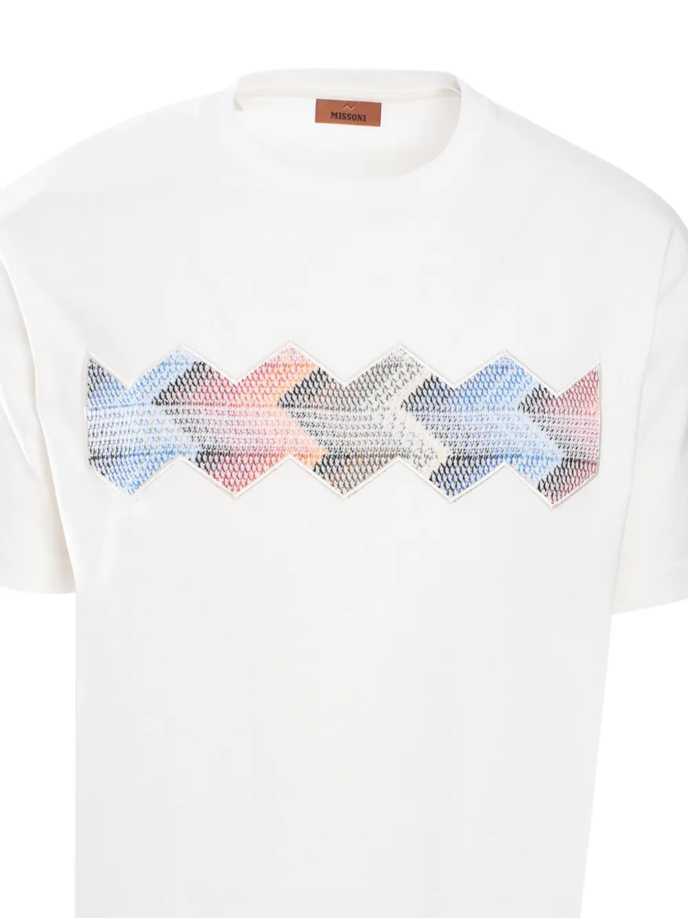 Missoni T-shirt met ronde hals Wit
