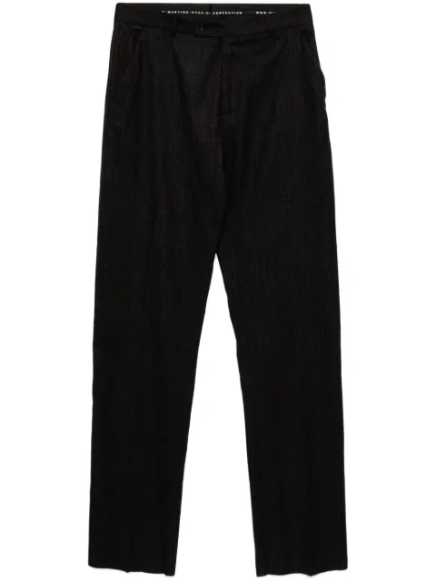 Martine Rose pantalones rectos con rayas estampadas