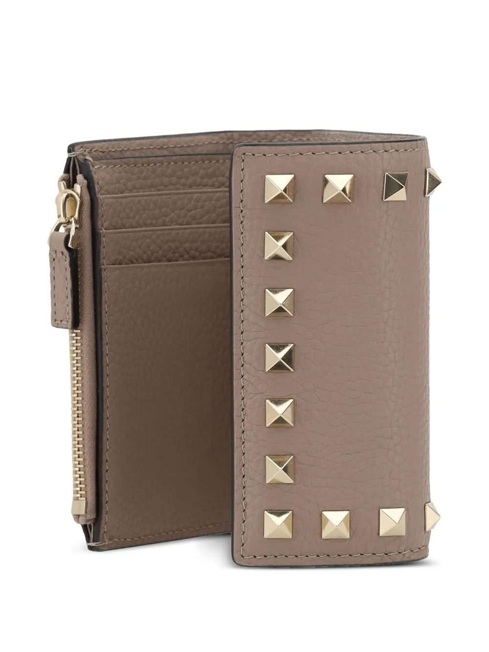 Valentino Garavani Rockstud portemonnee Bruin