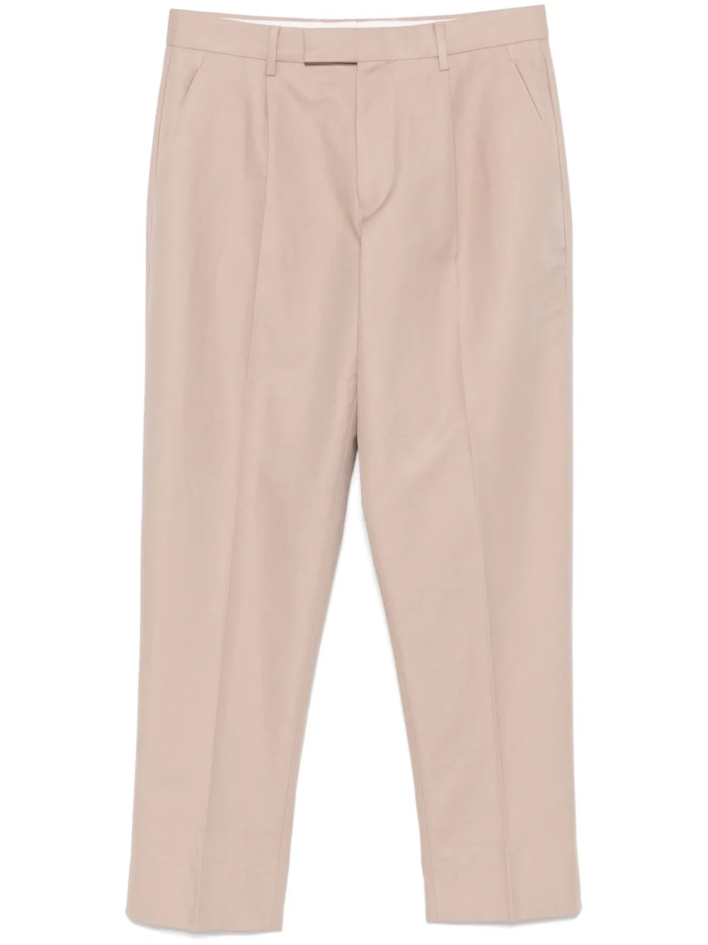 tapered-leg trousers