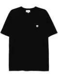 CAFÉ KITSUNÉ Barista Fox Patch Relaxed T-shirt - Black