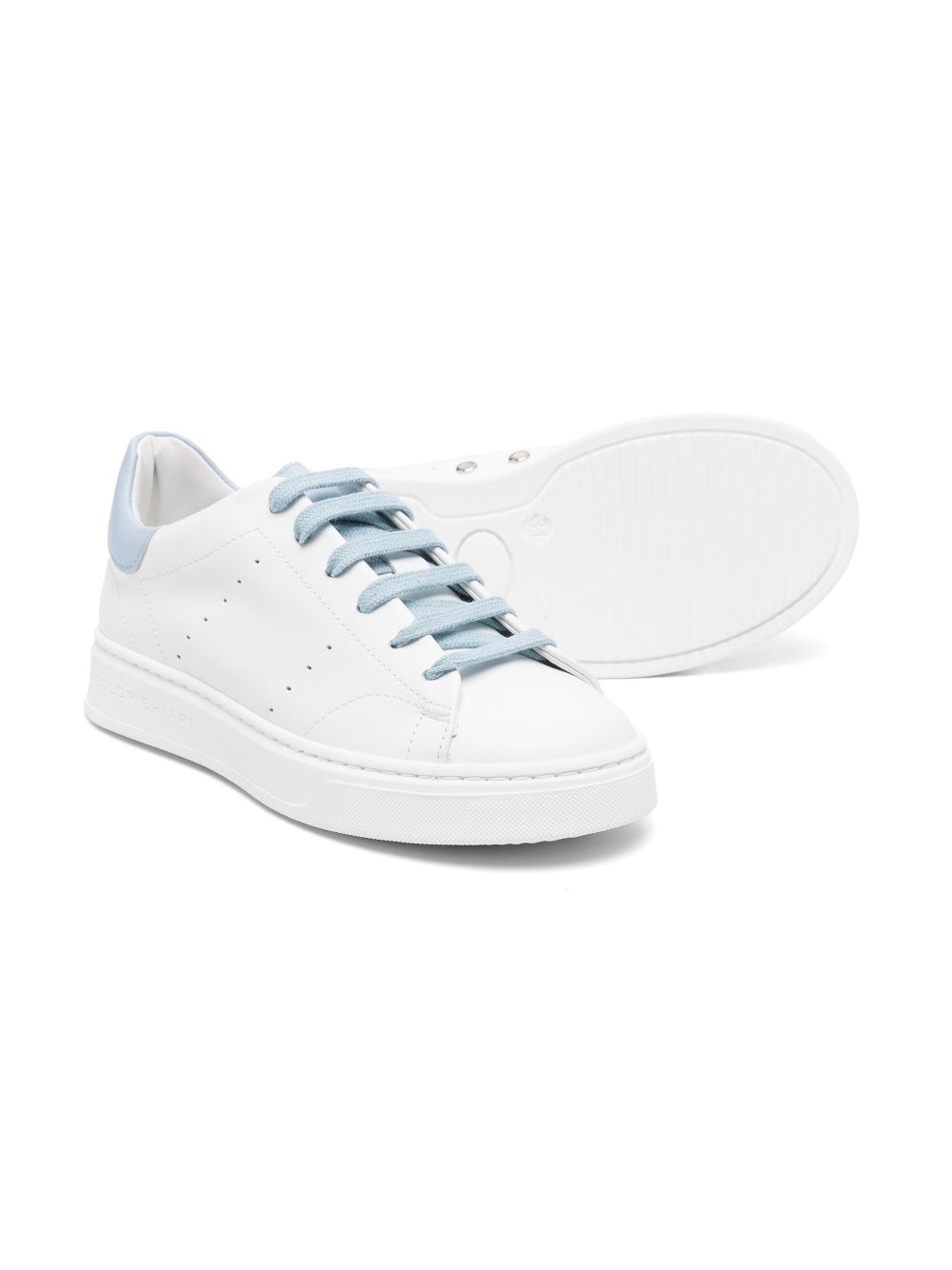 Colorichiari leather sneakers - White