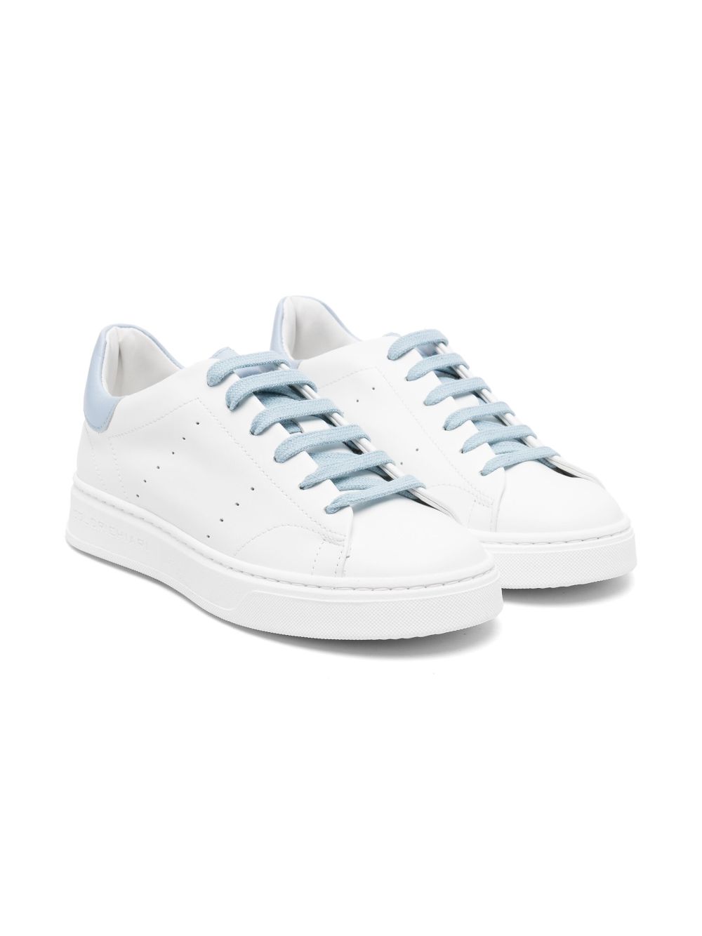 Colorichiari leather sneakers - White