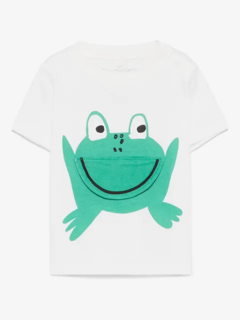 Stella McCartney Kids playera con ranas estampadas