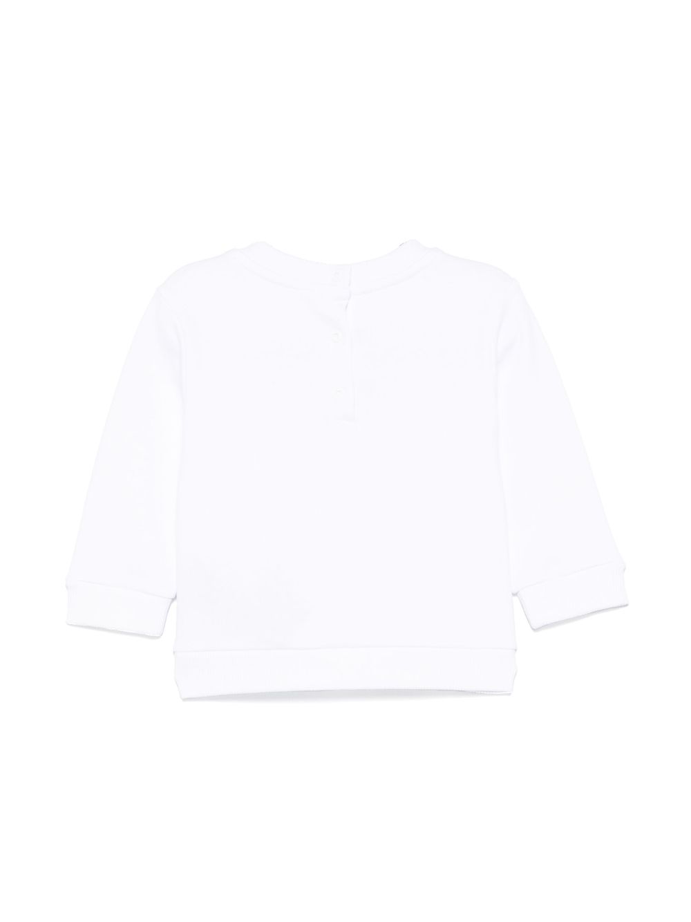 Balmain Kids Sweater met geborduurd logo - Wit