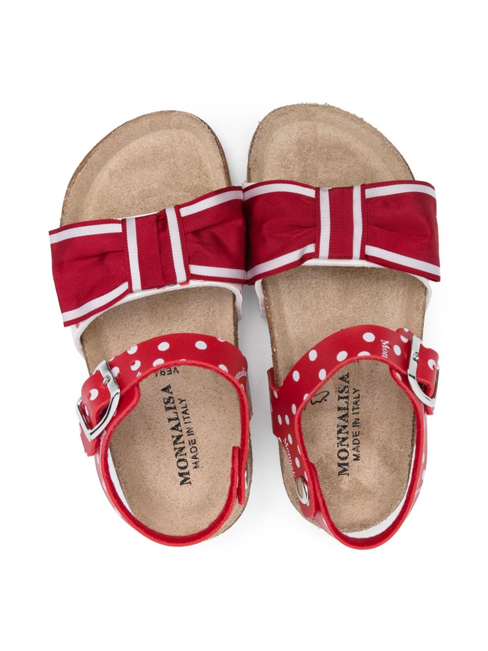 Monnalisa Sandalen met stippen Rood