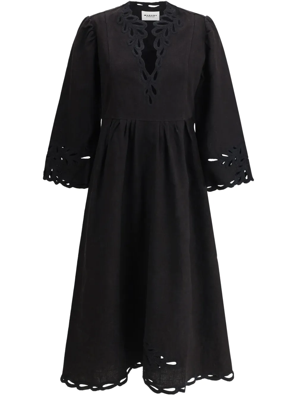 Shop Isabel Marant Étoile Tianny Dress In Black