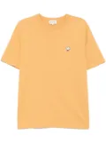 CAFÉ KITSUNÉ Barista Fox Patch Relaxed T-shirt - Yellow