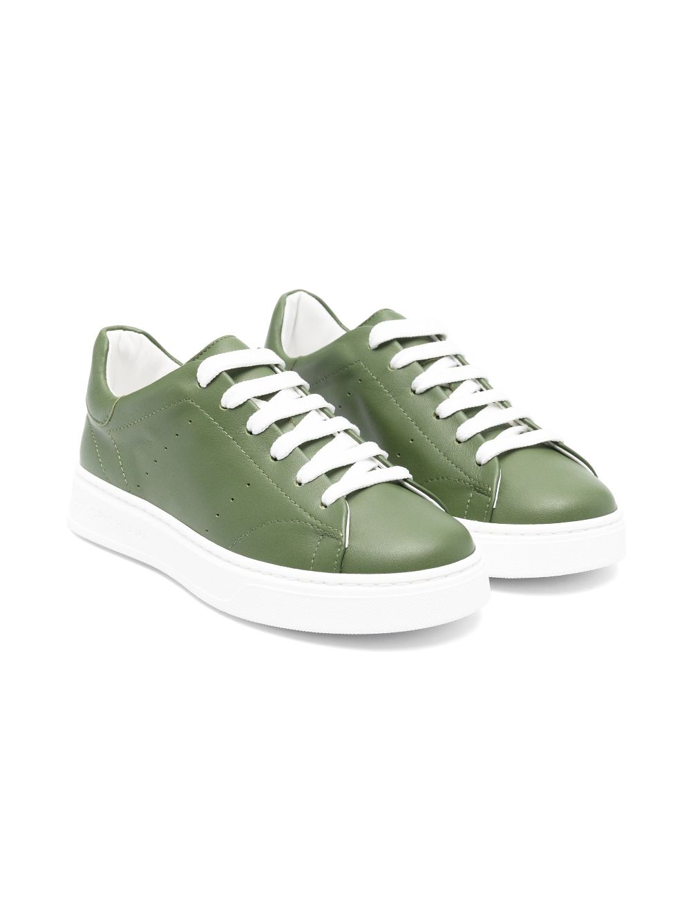 Colorichiari leather sneakers - Green