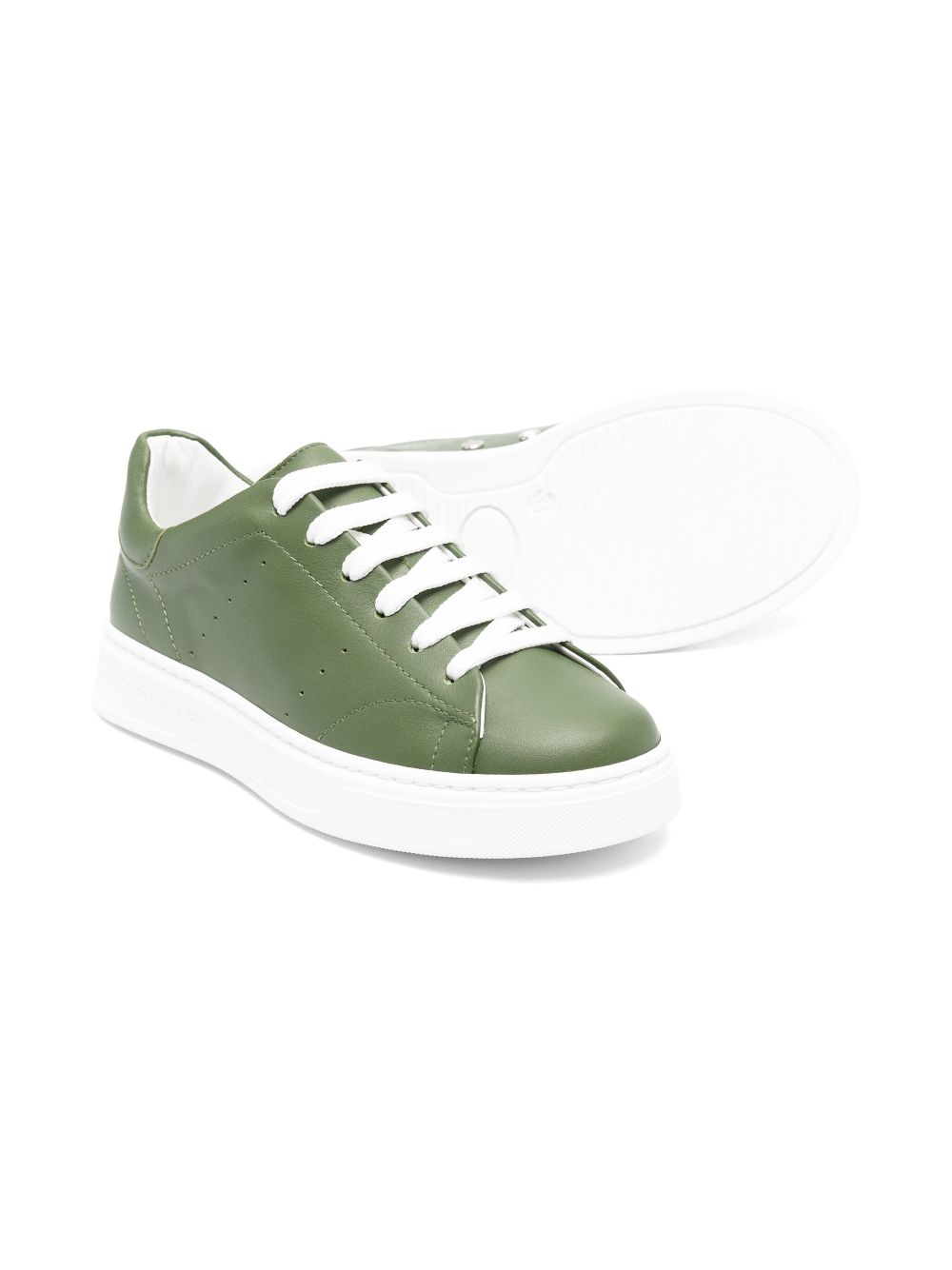 Colorichiari leather sneakers - Green