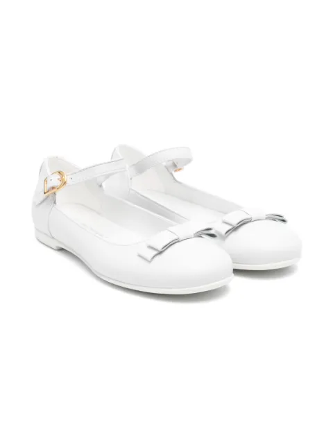 Colorichiari bow-detail ballerinas