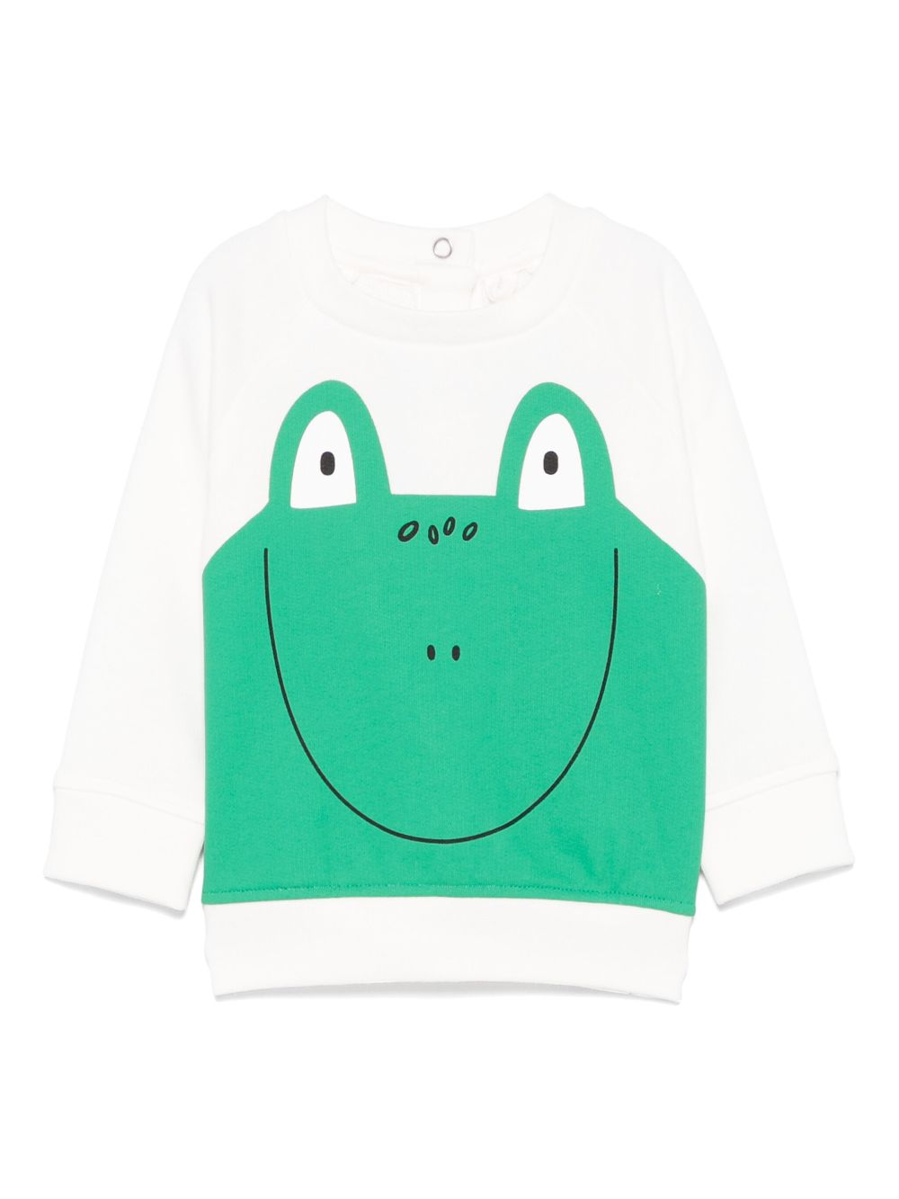 Stella McCartney Kids frog-print sweatshirt - White