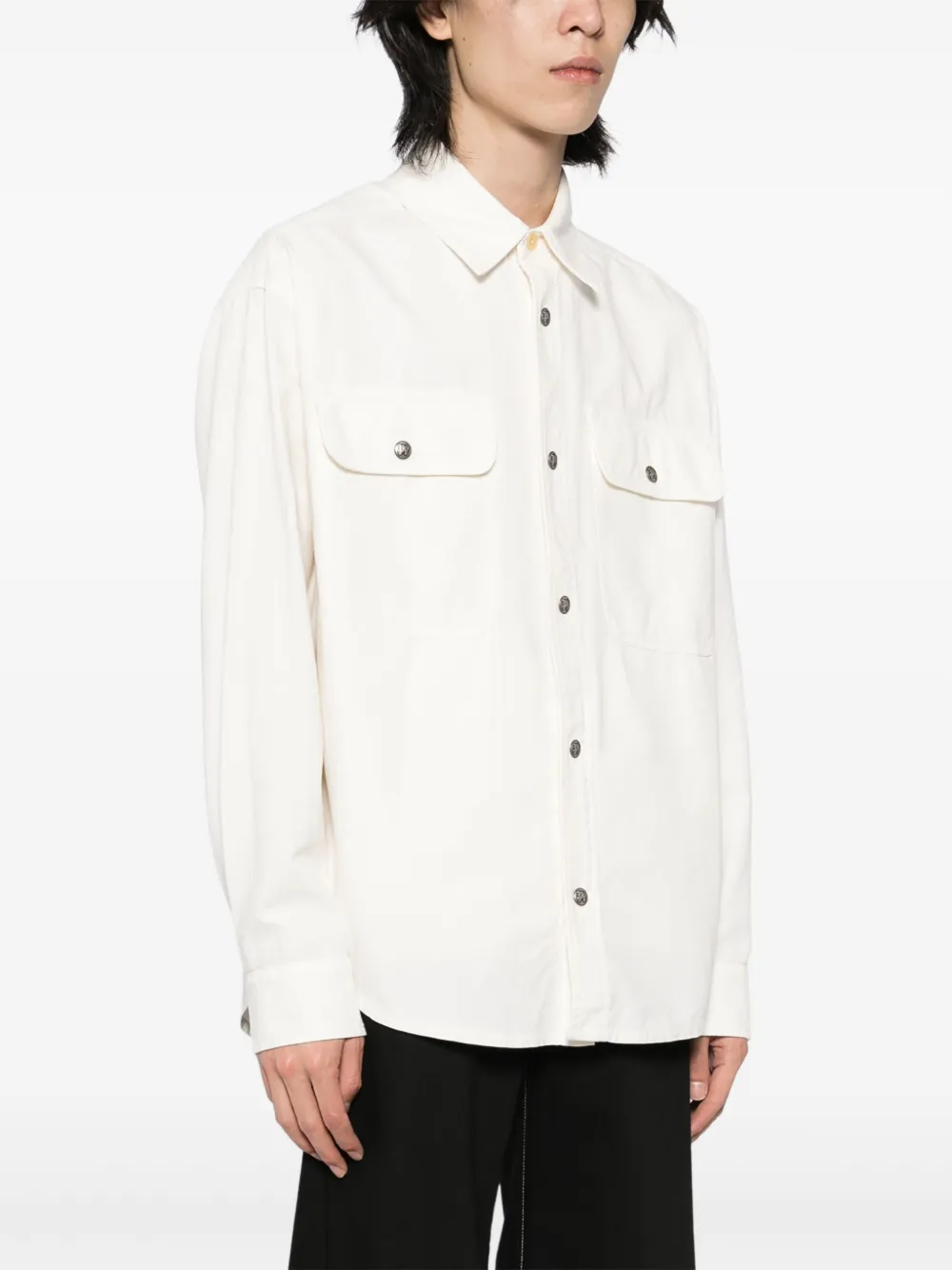 Palm Angels Katoenen shirtjack Beige